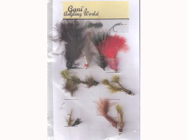 GANIS ASSORTED TROUT FLIES (PACK 1)