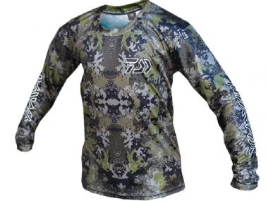 DAIWA KIDDIES SUBLIMATED SHIRT OAK CAMO