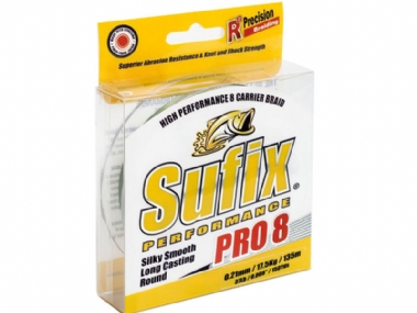 SUFIX PERFORMANCE PRO 8 LOW VIS GREEN 135M