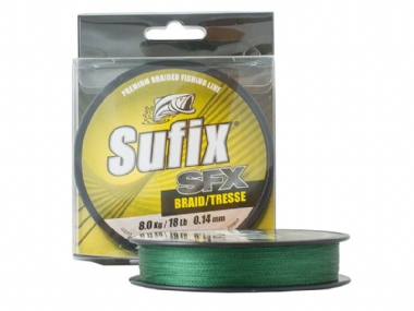 SUFIX SFX BRAID/TRESSE DEEP GREEN 100M