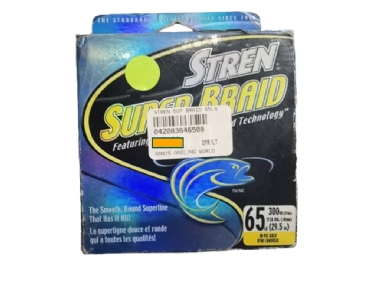 STREN SUPER BRAID HI VIS GOLD 300YDS