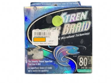 STREN SUPER BRAID LO VIS GREEN 300YDS