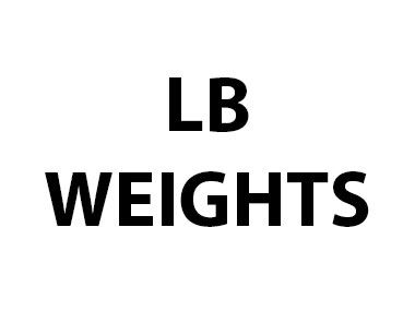 L B WEIGHTS