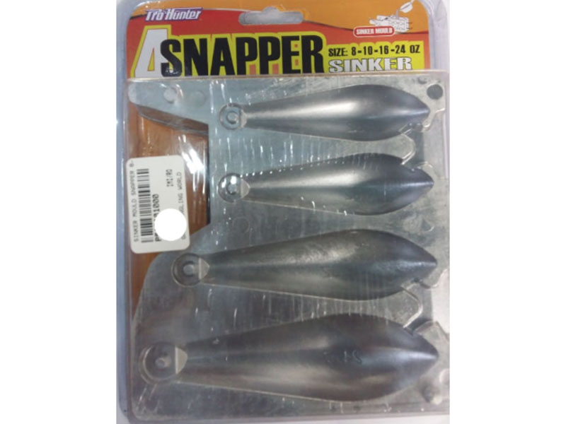 PRO HUNTER 4 SNAPPER SINKER MOULD