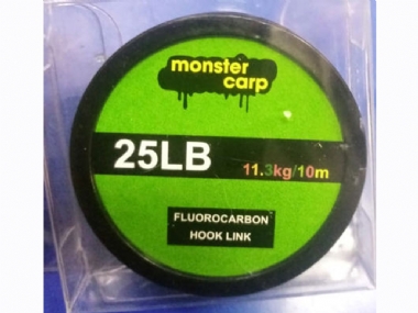 MONSTER CARP FLUOROCARBON HOOK LINK 10M