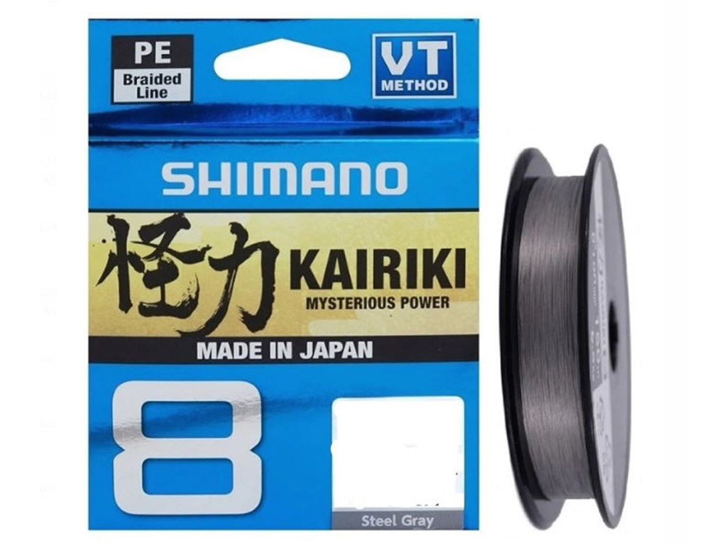 SHIMANO KAIRIKI 8 BRAID STEEL GREY 300M