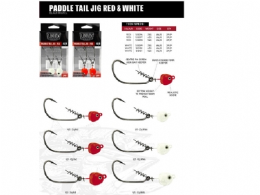 LOOMIS & FRANKLIN PADDLE TAIL JIG HEAD 