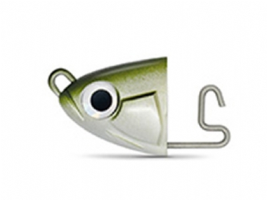 FIIISH LURES BLACK MINNOW JIG HEAD SHALLOW