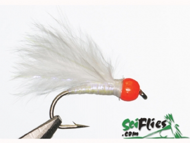 SCIENTIFIC FLIES WHITE DEATH TUNGSTEN BEAD