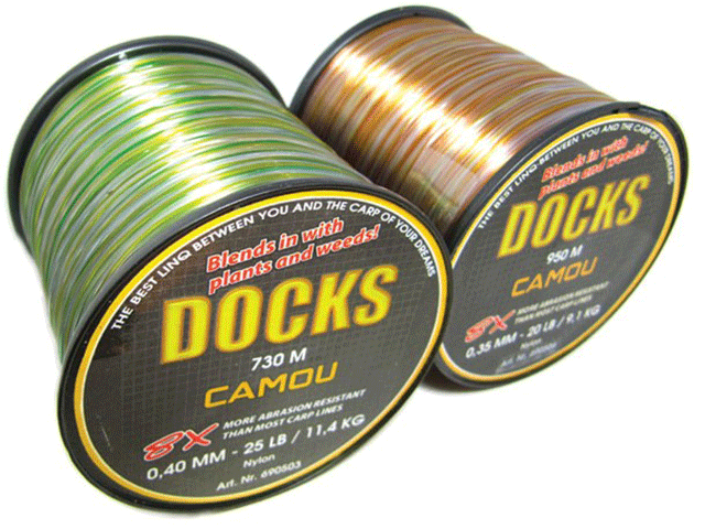 DOCKS CAMOU BROWN - fishing line