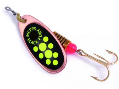 MEPPS BLACK FURY COPPER/CHARTREUSE