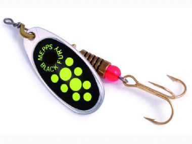 MEPPS BLACK FURY SILVER/CHARTREUSE