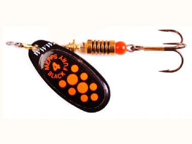 MEPPS BLACK FURY BLACK/ORANGE DOT