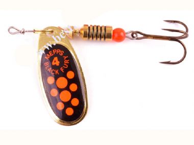 MEPPS BLACK FURY GOLD/ORANGE DOT