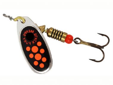 MEPPS BLACK FURY SILVER/ORANGE DOT
