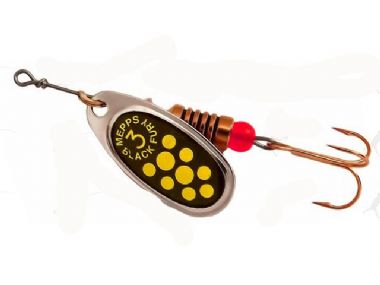 MEPPS BLACK FURY SILVER/YELLOW  DOT