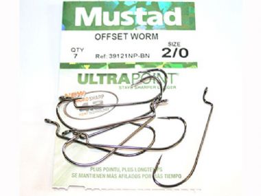 MUSTAD OFFSET WORM 39121NP-BN