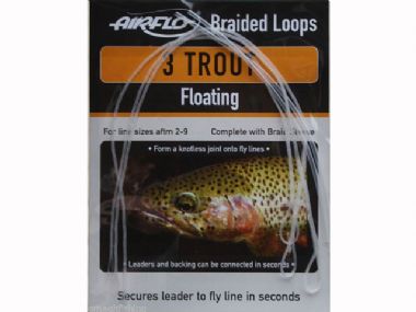 AIRFLO BRAIDED TROUT LOOPS SINKING WHITE