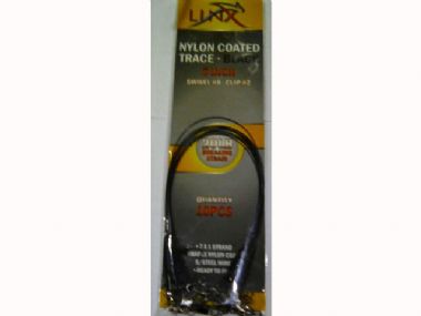 LINX NYLON COATED TRACE BLACK 9''