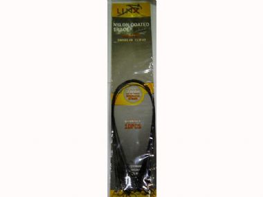 LINX NYLON COATED TRACE BLACK 12''