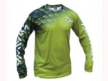 DAIWA SUBLIMATED SHIRT GREEN SCALE