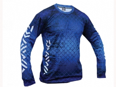 DAIWA SUBLIMATED SHIRT DARK BLUE FISH