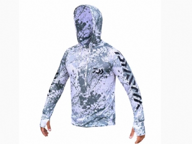 DAIWA LIGHTWEIGHT HOODIE SNOW CAMO