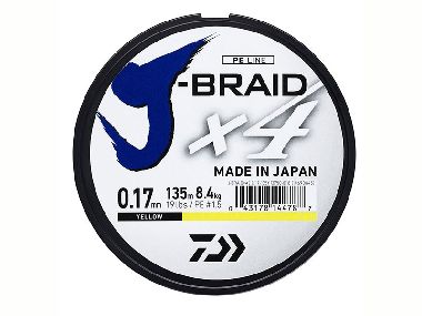 DAIWA J-BRAID X4 YELLOW 270M