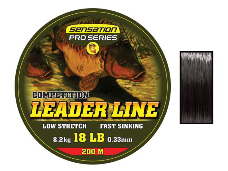 SENSATION PRO SERIES COMPETITION LEADER LINE BLACK 200M