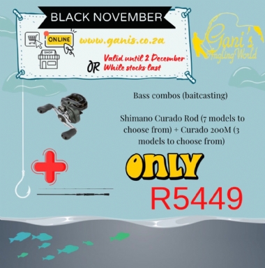 SHIMANO CURADO BAITCASTING BASS COMBO