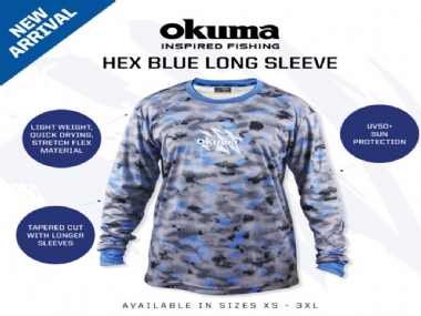 OKUMA HEX BLUE LONG SLEEVE