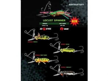 SENSATION LOCUST SPINNER ¼oz