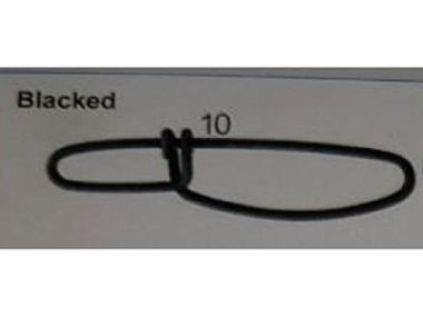 KINGFISHER DOUBLE LOCK SNAPS BLACKED