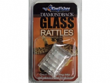 KINGFISHER GLASS RATTLES