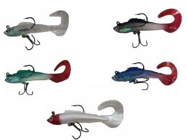 REACT MINNOW CURLY TAIL SOFT 7CM