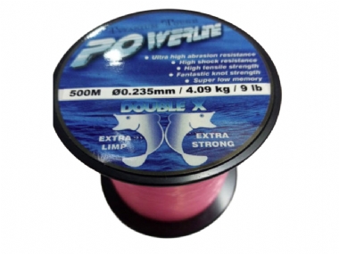 DOUBLE X HI ABRASION TITANIUM TOUGH POWERLIINE PINK 500M (D)