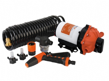 SEAFLO 51 SERIES WASHDOWN PUMP KIT WITH COILED HOSE