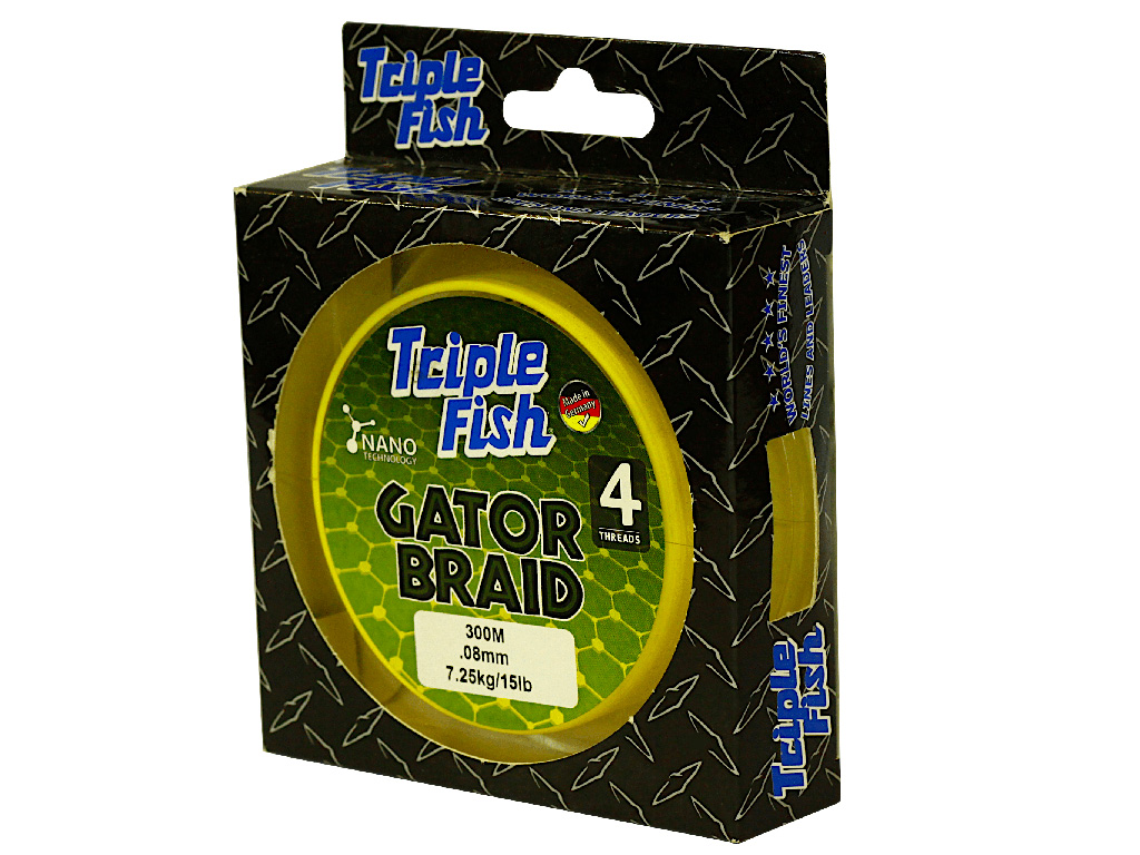 TRIPLE FISH GATOR BRAID YELLOW 300M