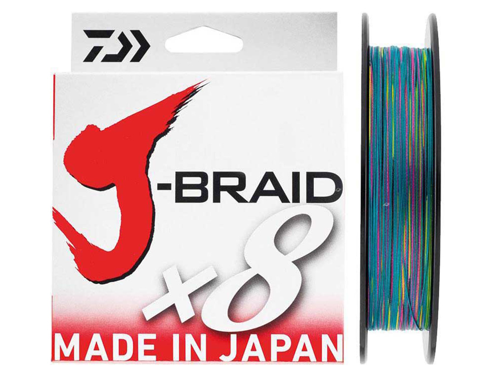 DAIWA J-BRAID X8 MULTI COLOR 300M