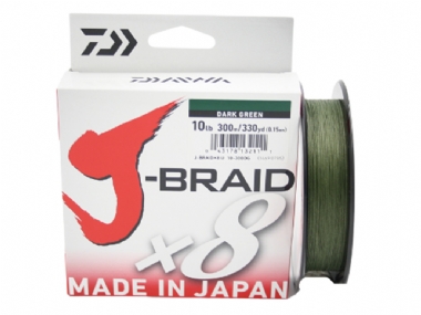 DAIWA J-BRAID X8 DARK GREEN 300M