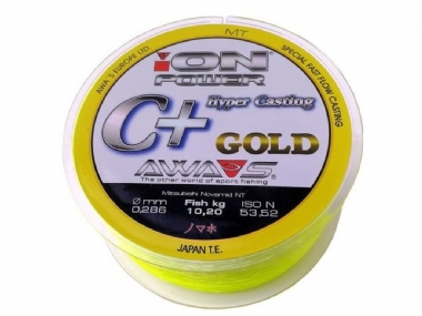 AWA SHIMA ION POWER C PLUS HYPER CASTING GOLD 1000M