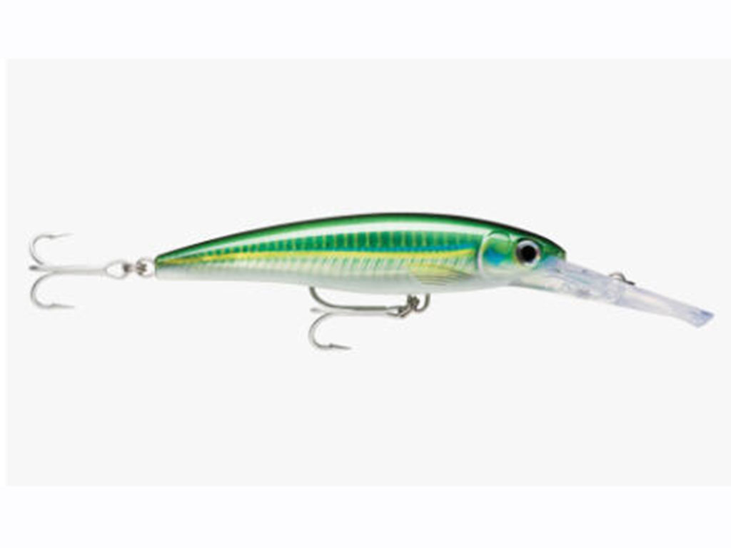 Rapala X-Rap Magnum 10 Fishing Lure - Lime Light UV - 10 Ft. Running Depth  