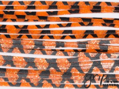 HOT ORANGE / FISH SCALES