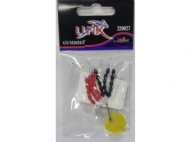 LINX GUMMY STOP WEIGHT RED BLACK