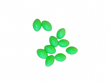 GANIS BEAD G/H OVAL GREEN