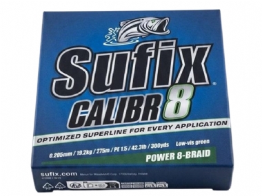 SUFIX CALIBR 8 LOW VIS GREEN 300YDS