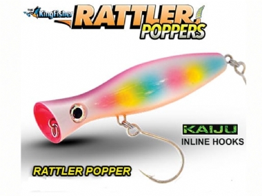 KINGFISHER RATTLER POPPERS  8CM