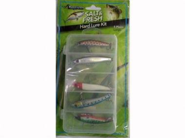 KINGFISHER SALT AND FRESH WATER HARD LURE KIT 5PC