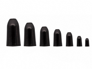 MOSSBACK TUNGSTEN WORM WEIGHTS BLACK