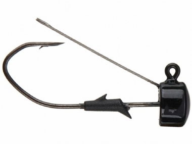 EAGLE CLAW TROKAR WEEDLESS FINESSE JIG HEADS BLACK	